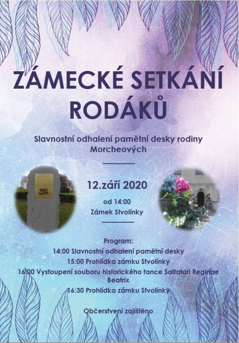 Pozvánka na Zámecké setkání rodáků a přátel Stvolí