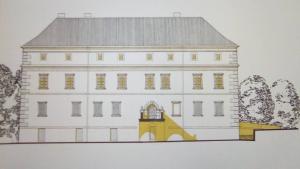 Pohled na zámek ze severu