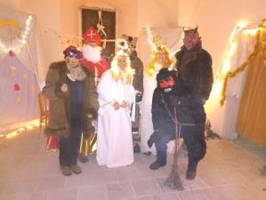 Strašidelní čerti a Mikuláš a andělé